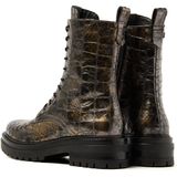 Lazamani - Alize Dames Veterboots Leer Gold