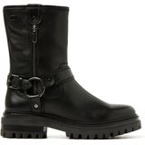 Lazamani - Merle Dames Biker Boots Leer Black - Maat 41