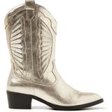 Lazamani - Milou Dames Cowboy Laarzen Leer Gold