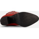 Lazamani Cowboylaarzen rood Leer - Dames