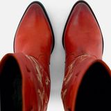 Lazamani Cowboylaarzen rood Leer - Dames