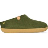 Tofvel - Slipa - Pantoffel - Olive Green - 100% Wolvilt - Handgemaakt in Nepal