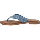 Lazamani - 75.481 - Slipper - Denim - Leer / Denim