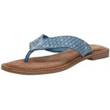 Lazamani - 75.481 - Slipper - Denim - Leer / Denim