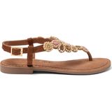 Lazamani - Maritza Sandalen - Leer - Tan