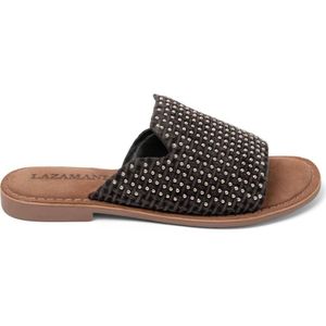 Lazamani - Slippers - Zwart - Met Studs