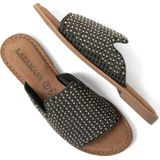 Lazamani - Slippers - Zwart - Met Studs