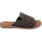 Lazamani - Slippers - Zwart - Met Studs