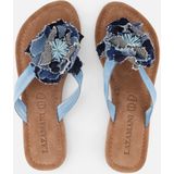 Lazamani Slippers - Blauw - Synthetisch - Dames