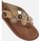 Lazamani - Slippers - Beige - Synthetisch