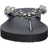 Lazamani - Beach - Teenslippers - Blauw - Rubber - Strass-steentjes