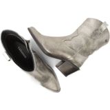 Lazamani - Lu - Cowboylaarzen - Zilver - Leer