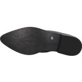 Lazamani - Enkellaarsjes - Zwart - Leren - Met Studs