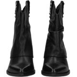 Lazamani - Cowboylaarzen - Zwart - Leren