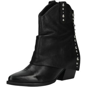 Lazamani - Cowboylaarzen - Zwart - Leren