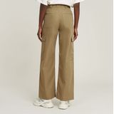 High Waist Cargo Pant - Groen - Dames
