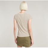 G-Star RAW - Eyben Stripe - T-Shirt - Multicolor - Biologisch Katoen