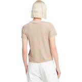 T-shirt - Effen - Jersey - Normale Pasvorm - Kwartmouw