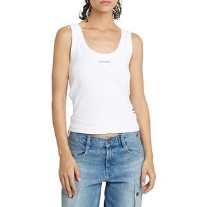 G-STAR - D26065 - Tanktop - Wit - Comfortabele Pasvorm