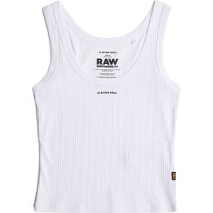 G-STAR - D26065 - Tanktop - Wit - Comfortabele Pasvorm