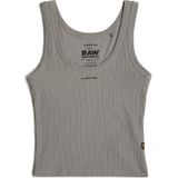 G-STAR RAW - Slim Rib Tank Top - Groen - D26065-d253-1866