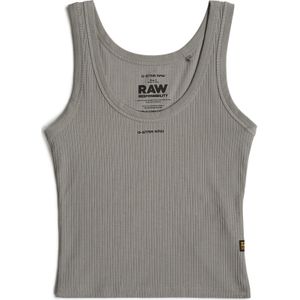 G-STAR RAW - Slim Rib Tank Top - Groen - D26065-d253-1866