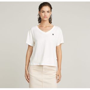 G-STAR - Relaxed T-shirt - V-hals - Zwart - 100% Biologisch Katoen