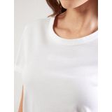 G-Star RAW - T-shirt Embro g-script - T-shirt - Wit - Borduurwerk