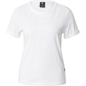 G-Star RAW - T-shirt Embro g-script - T-shirt - Wit - Borduurwerk