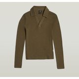 G-star - Polo Slim - T-shirt - Lange Mouwen - Biologisch Katoen