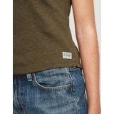 G-STAR - Micro Placket Slim Top - Groen - Dames
