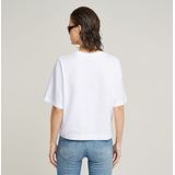 G-STAR - Top Pocket - T-shirt - Wit - 100% Biologisch Katoen