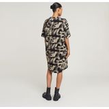 Robe ample - Multicolore - Jurk