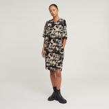 Robe ample - Multicolore - Jurk