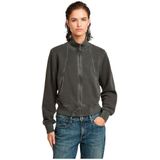 Overdyed - Slim Track - Sweaterjack - Zwart - Dames