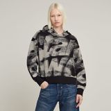 G-STAR RAW Dames Sprayed Letters Loose HDD Sw Wmn Sweatshirt, Meerdere kleuren (Lt krijt Spuitende Letters D26088-d325-h264), XS