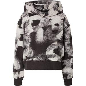 G-STAR RAW Sweat-shirt ample pour femme avec lettres vaporisées HDD SW Wmn, Multicolore (Lt Chalk Sprayed Letters D26088-d325-h264), M