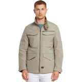 Rovic - Slim Field Jack - Beige - Heren - Field Jack met Opstaande Kraag