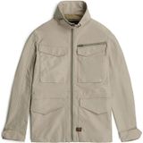 Rovic - Slim Field Jack - Beige - Heren - Field Jack met Opstaande Kraag