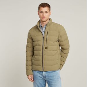 G-Star RAW - Foundation Liner - Vest - Groen - Col Montant, Zipper, Binnenzak