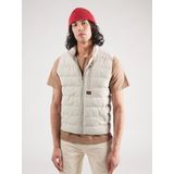 G-Star RAW - Foundation Liner - Gilet - Beige - Col Montant, Pockets met Drukknopen