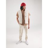 G-Star RAW - Foundation Liner - Gilet - Beige - Col Montant, Pockets met Drukknopen