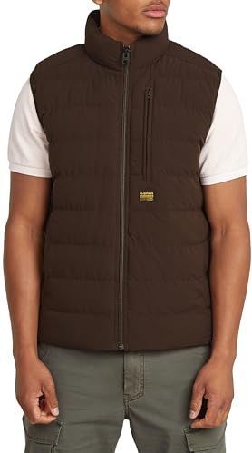 G-star - Foundation - Vest - Effen - Gewatteerd, Waterafstotend, 50% Gerecycled Polyester