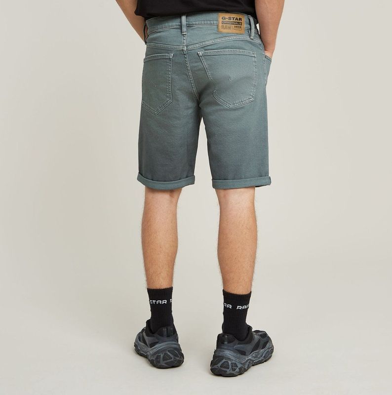 G-Star RAW Mosa - Korte Broeken - Groen - Leerachtig Papiermateriaal