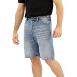 G-Star - Dakota Short Clean Edge - Lichtblauw - Denim - 100% Regeneratief Katoen