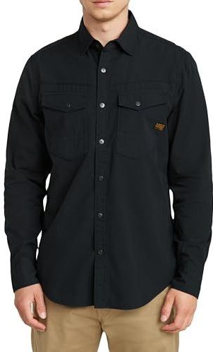 G-Star RAW - Dakota Slim - Overhemd - Blauw - Katoen