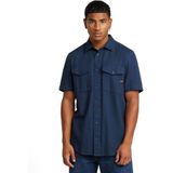G-star - Marine Slim - Overhemd - Katoen - Slim Fit, Knoopsluiting, Borstzakken