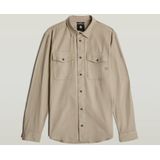 G-star marine slim shirt ls overhemd bruin