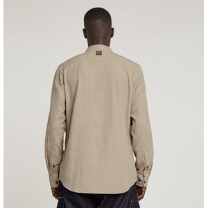 G-Star RAW Slim overhemd, marineblauw, beige (Vintage Kaki Gd D24963-d454-g102), XXL, Beige Vintage Kaki Gd D24963-d454-g102, XXL
