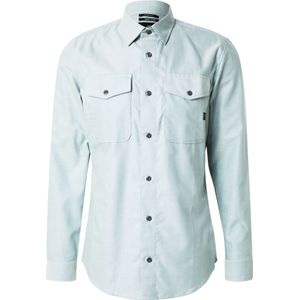 G-Star RAW Marine Slim overhemd, meerkleurig (Bolt Grey/Gs Mercury Oxford D24963-7665-h045), S